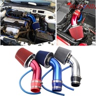 ALISONDZ Air Intake System Parts, with Rubber Hose Cab Air Filter Air Intake Systems, 3" 76mm Universal Aluminum Air Intake Kit Car Refitted Winter Mushroom Head