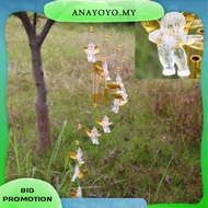 [anayoyo.my] Angel Wind Gift Aluminium Alloy 5 Tubes Wind Bells Pendant Home Living Props Hanging Sw