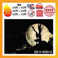 Death Note Poster L Kira misa Light Ryuk Near Mello Anime Poster Wall Poster Decor Wall art Sticker 