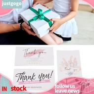 Justgogo Blank Postcards  Clear Patterns Cardstock Paper Glossy Surface for DIY Note Invitation