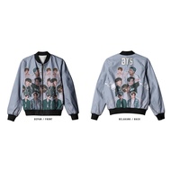Men's Bomber Jacket Korean Boy'sWanita BTS K-Pop Group Custom Fullprint