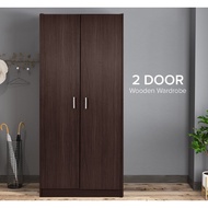 2 Door / 3 Door Water Resistant Wooden Wardrobe 2门/ 3门防水衣物收纳柜