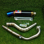NLK Racing Exhaust Big Cork Tembak Bulan 32MM & 35MM For Y15ZR