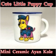 Cute Cute Little Puppy Ayan Mug Ceramic / Kole Air Kecil /Mini Tea Cup
