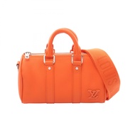 【มือสอง】 กระเป๋าถือ LOUIS VUITTON รุ่น คีย์พอล XS LV อะเอโรแกรม 2WAY M81004 สีส้ม หนัง คีย์พอล XS สำ