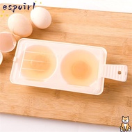 ESPOIR Egg Steamer Food Gadget Kitchen Tool 2 Eggs Cooking DIY Draining Egg Boiler