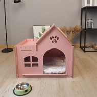 ▩﹍Doghouse Four Seasons Universal House-Type Cat House Removable Dog House Dog Cage Cat House Cat Villa Large, Medium an