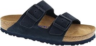 Arizona Soft Footbed Sandals - Suede (Unisex) Navy Suede 37 (US Women's 6-6.5) Narrow