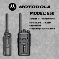 650 Walkie Talkie Portable Two-Way Radio UHF Transceiver set (NTC Type Approved)walkie-talkies radio