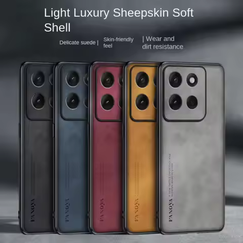 Retro Plain Leather Slim Case for Motorola G86 G24 Power G56 G35 G55 G75 G85 E13 G04 G04s G14 G34 G5