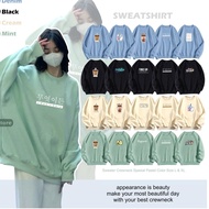 Bj.23ja23b Korean style crewneck sweater women's clothing