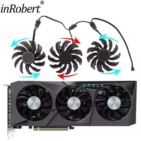 78MM PLD08010S12HH Video Card Cooler Replacement for Gigabyte GeForce RTX 3060 3070 Gaming RTX 3060T