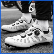 ๑ ✟ ✒ New Cleats Shoes with Pedal Set Cycling Shoes Men Road Bike Shoes for Mtb RB Cycling Sneakers