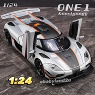 Die Cast 1:24 Koenigsegg One Koenigsegg Jesko With Lights And Sound Diecast Vehicle