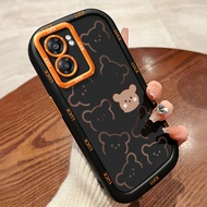 Case For OPPO A57 2022 A77 2022 A57s A57e A77s Shockproof Silicone Bear Phone Phone Case