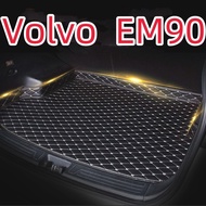【Ready Stock】For Volvo EM90  Trunk Mats Antiskid Car Cargo Mats PU Leather