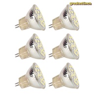 GREAT 6PCS MR11 LED Bulb, 12V 3W GU4 LED Bulb, Durable Glass LED Light Bulb Ceiling Lights