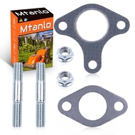 1 Set Gasket Muffler Ekzos Bolt untuk Honda 13HP 11HP 9HP 8HP GX390 GX340 GX270, Set Gasket Muffler,