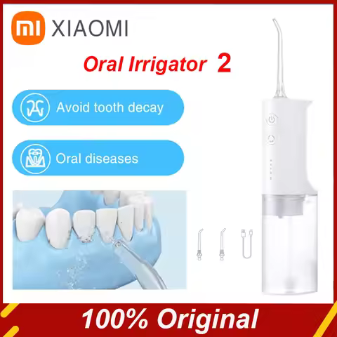 2025 NEW XIAOMI MIJIA Electric Oral Irrigator 2 MEO705 Portable Water Flosser 200mL 3-Mode Tooth Cle