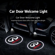 For Infiniti QX30 JX35 QX60 QX70 QX80 QX50 EX25 Q50 Q60 Q70 FX G M Led Emblem Lamp Car Door Lights L