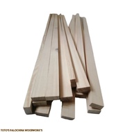 ✗☜❣Palochina Wood Strips 1/2" x 1" 3FT 9 pcs