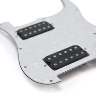 （Ready Stock）DD-Alnico 5 Prewired Strat Pickguard Coil Splitting Pickguard HH Loaded Pickguard with 