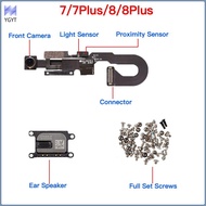 Front Camera Flex Cable + Proximity Sensor + Light Sensor + Microphone for iPhone 7/7 Plus/8/8 Plus 