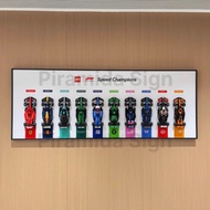 Lego Frame wall speed champion f1 ferrari mclaren redbull mercedes