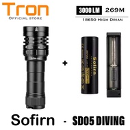 SOFIRN SD05 SCUBA SENTER LED DIVING SELAM CREE XHP50.2 3000LM - CANA ID