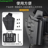 Kydex進口材質 GLOCK 34標準接口專用快拔套 厚度3mm