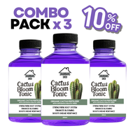 ปุ๋ยอินทรีย์สำหรับกระบองเพชร - Cactus Bloom Tonic (250ml) - 4 เดือนสำรอง - Organic Cactus Fertilizer