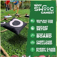 Giant Tic - -Toe Outdoor Game Instant Setup, No Assembly Bean-Bag Toss Games Set,Giant - for Adults