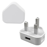 1pcs Mobile Phone Charger 1 Usb Wall Charger Travel Fast Charging Adapter For Iphone/samsung/xiaomi Tablet Uk Plug