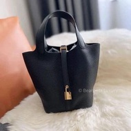 Hermes Picotin 18 Noir Ghw Black 黑色金扣