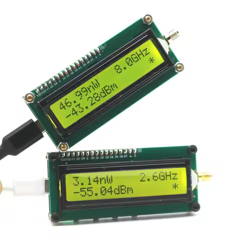 0.1 TO 8Ghz USB RF Power Meter AD8319 ARW227 Signal Source Antenna Gain Detector Ham Radio Amplifier