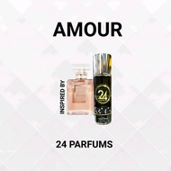 24 Parfums AMOUR edp perfume made in france