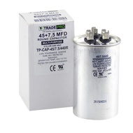 45/7.5 MFD Replaces Both 440 and 370 Volt Round Run Capacitors Dual Capacitor TradePro 45 + 7.5