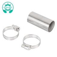 24Mm Heater Exhaust Pipe Connector Air Parking Heater Stainless Steel Gas Vent Hose with Clamps for Webasto Heater