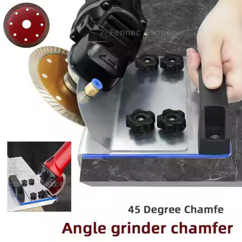 Angle Grinder Tile Chamfering Holder 45 Degree Adjustable Chamfer Bracket Grinder Fixed Holder for 1