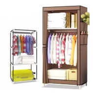 Mini Curtain Wardrobe Almari Baju Ala Ikea