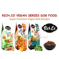 10KG RICH.CO VEGAN DOG VEGETARIAN / BROCCOLI BASED / PUMPKIN BASED DOG FOOD