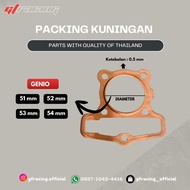 Packing head GF RACING THAILAND genio k0j koj gasket gasket top gasket copper 0.5mm
