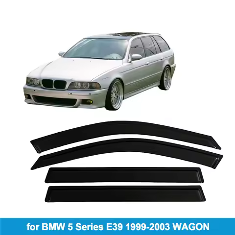 Window Visor for BMW 5 Series E39 1999-2003 WAGON Rain Guard Side Vent Deflector Weathershield Outsi