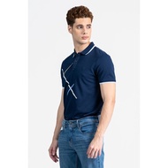 John Henry Men's Short Sleeve Slim Polo Shirt, standard form, luxurious, elegant - KS26SS01T-SLCA-B