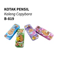️️B-819 Tin Pencil Case Cappybala Tin Pencil Case ️️