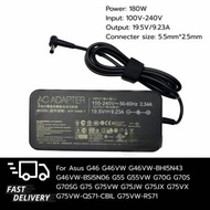(ประกัน 18 เดือน) สายชาร์จ โน๊ตบุ๊ค for ASUS ROG G750JW G750JX G751JM 180W อะแดปเตอร์หัวใหญ่ สายไฟ ม