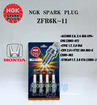 (100% ORIGINAL ) NGK ZFR6K-11 (4PCS)SPARK PLUGS HONDA SPARK PLUG
