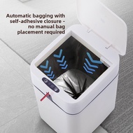 Smart Sensor Trash Can Cross-Border New Style Fully Automatic Adsorption Blue-Light Packing Househol
