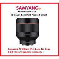 Samyang AF 85mm f/1.4 Lens for Sony E ( 2 years Singapore warranty )
