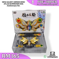 PREORDER NEW AULDEY Armor Hero Lava Atlas DX Summoning Summon Summoner Driver Belt 10th Anniversary 